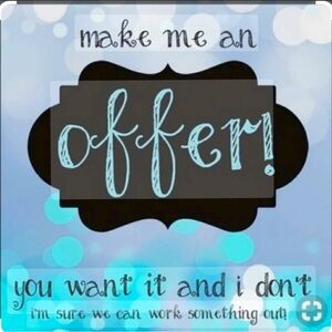 If you like an Item make an offer